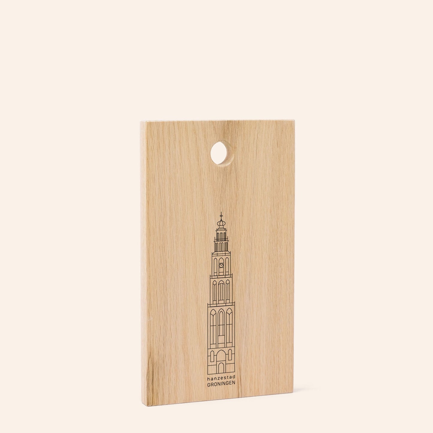 Houten snijplank Martinitoren Groningen