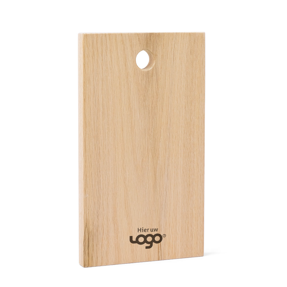 Eiken snijplank met logo binthout