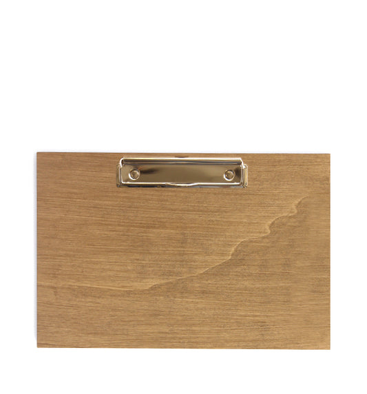 A5 Klembord liggend Brownwash FSC mix